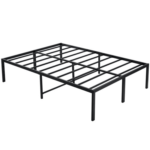 The Twillery Co.® Precita 18'' Metal Bed Frame with Protection Pads